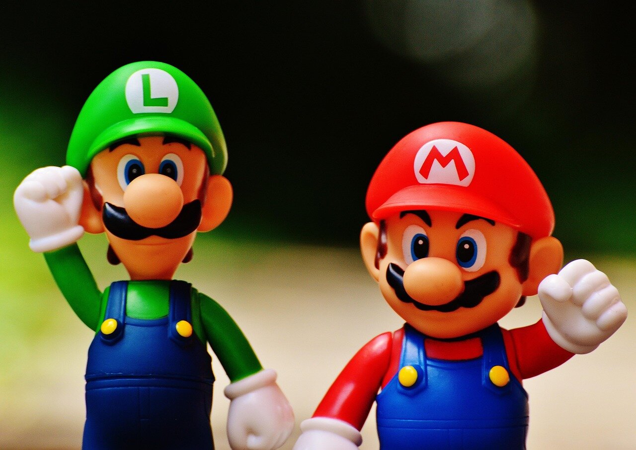 A splitscreen view of players engaging in an exciting multiplayer race, highlighting the fun of competing with friends