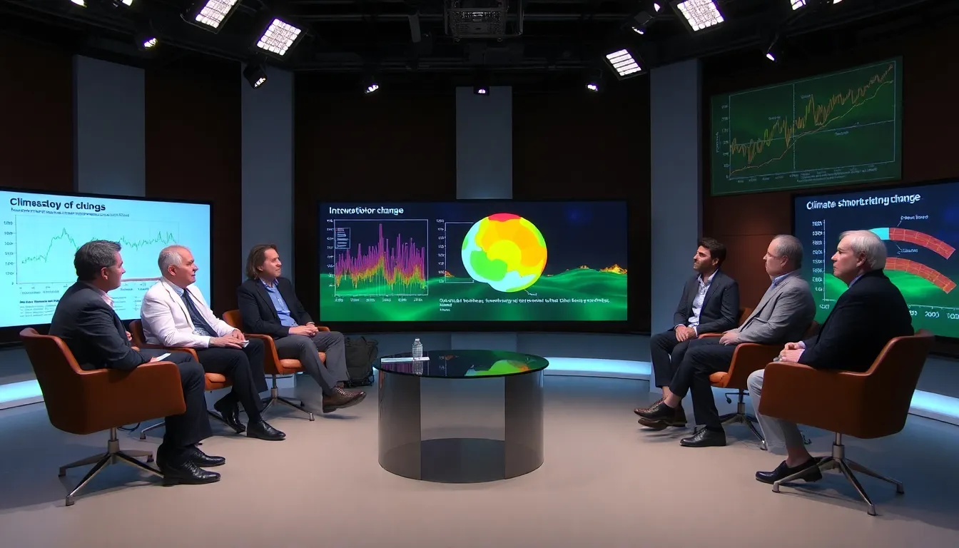 A visual representation of renewable energy solutions highlighted in BBC Inside Science, showcasing innovative technologies aimed at addressing the climate crisis