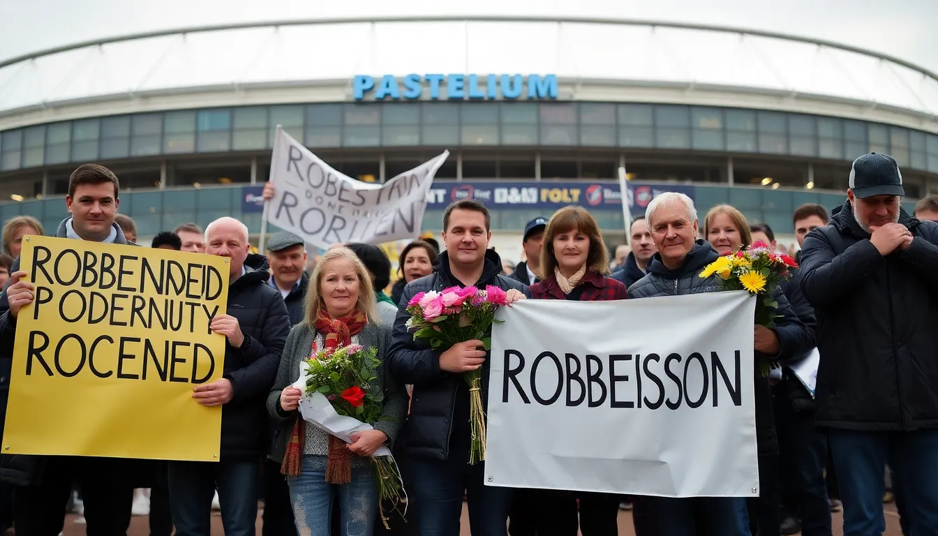 Fellow players and coaches share emotional stories and memories during a memorial event, celebrating Robertson's influence on the sport and his lasting legacy