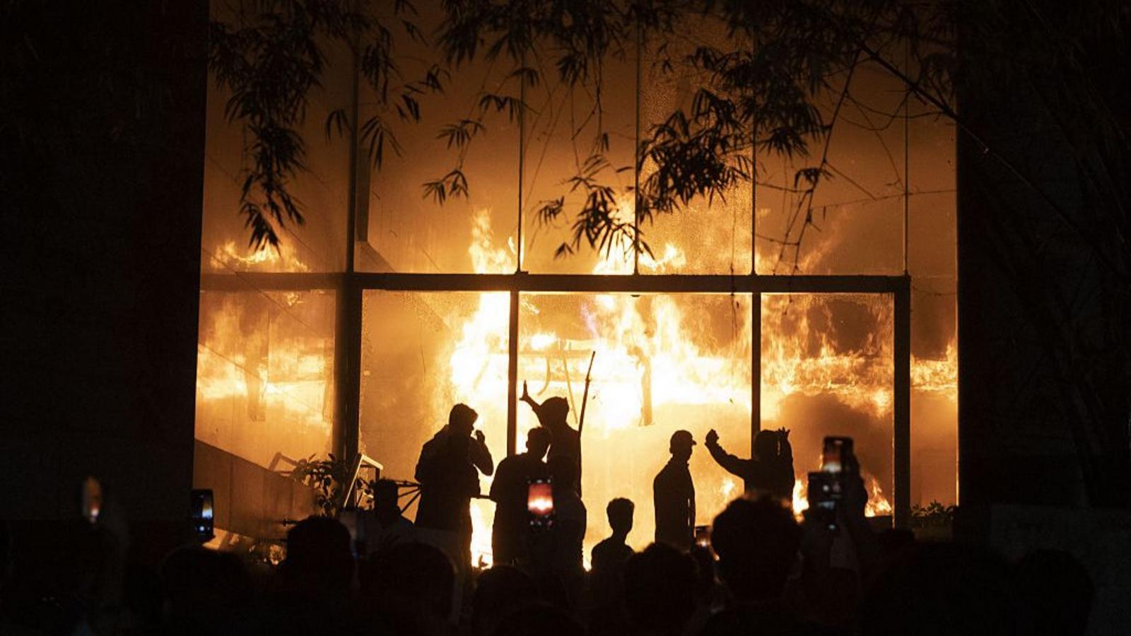 Violence breaks out in Bangladesh after death of youth protest leader