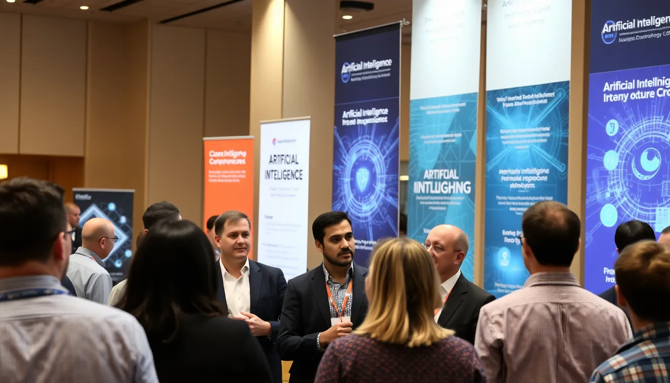 A modern office space where AI researchers collaborate on developing advanced chatbot technologies, emphasizing the importance of innovation in enhancing productivity and efficiency