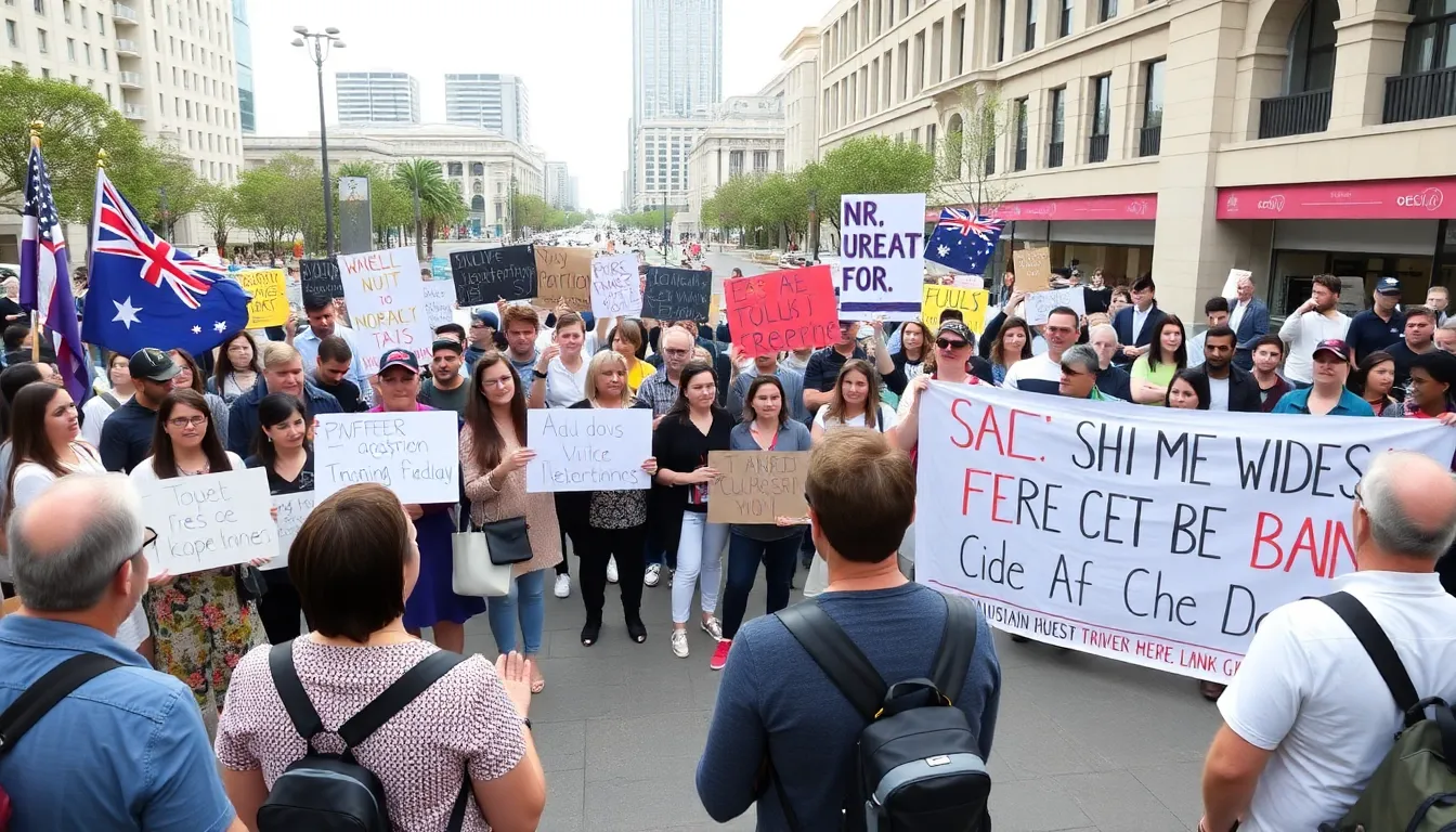 A group of young Australians discussing the impact of the social media ban on their daily lives and communication habits