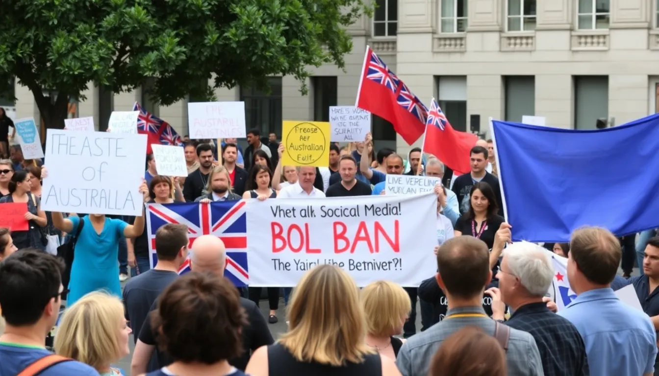 A civil rights advocate participating in a rally, emphasizing the importance of freedom of expression in light of the new social media regulations