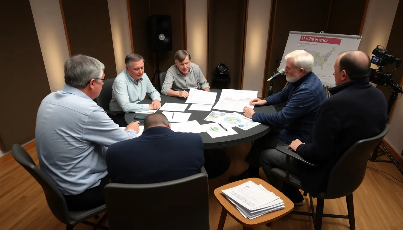 An expert scientist sharing insights during an interview, highlighting the program's role in enhancing public understanding of emerging research