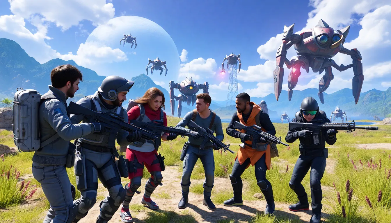 Gamers participating in a livestreamed event, sharing their experiences and insights about Arc Raiders with an enthusiastic online audience