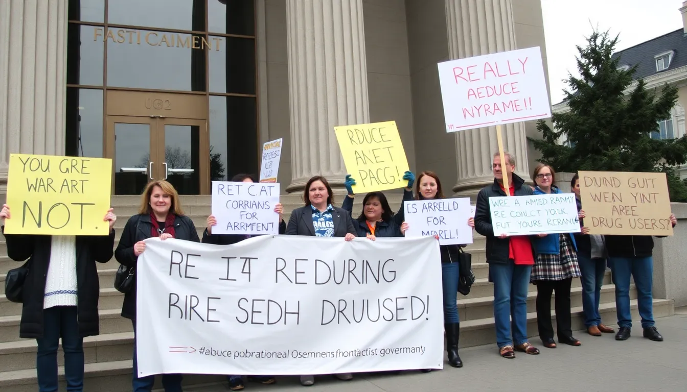 A group of individuals affected by the opioid crisis shares their stories, highlighting the need for continued support and reform in drug policy