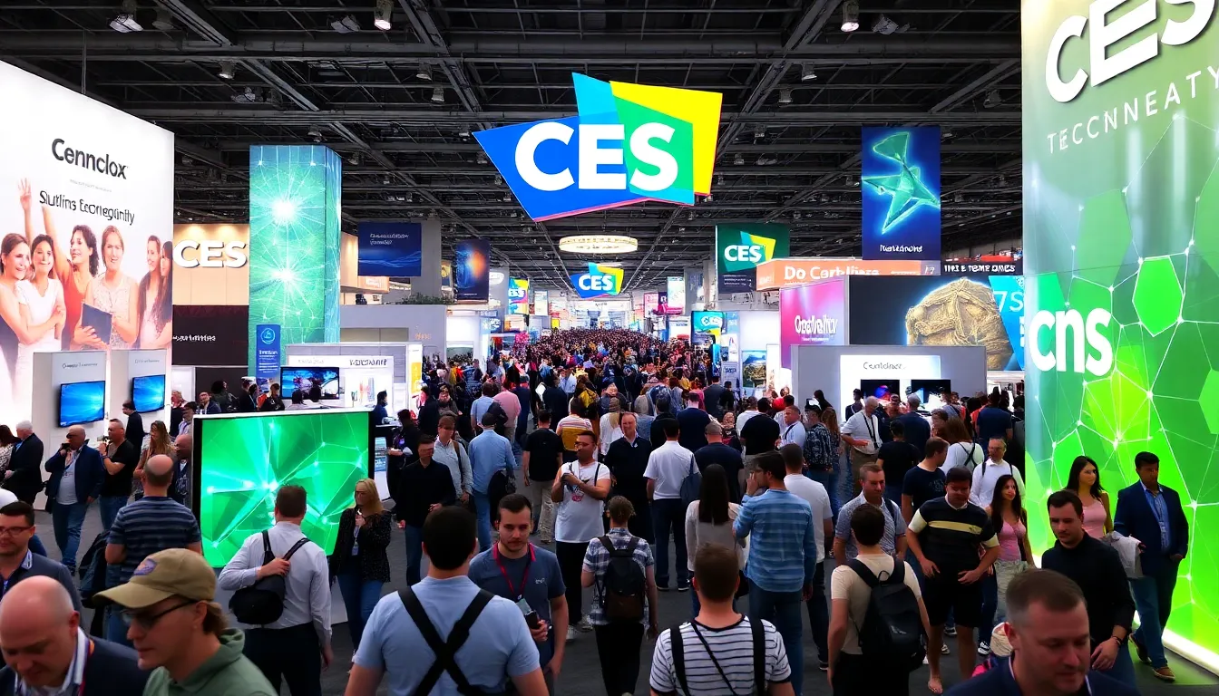 A dynamic presentation by a startup representative demonstrating a wearable device that monitors vital signs in realtime, capturing the audience's interest