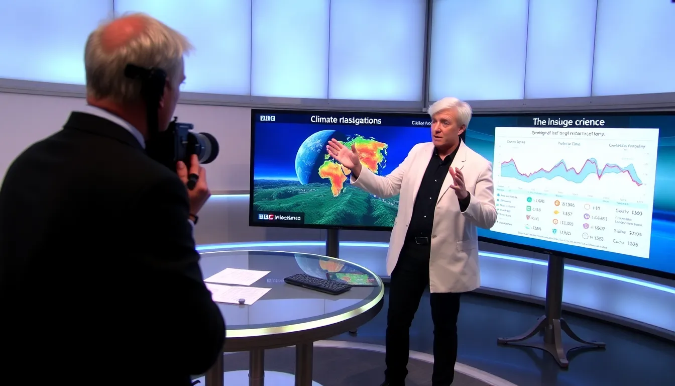An audience of diverse listeners captivated by a live broadcast of BBC Inside Science, highlighting the program's commitment to making science accessible and relevant