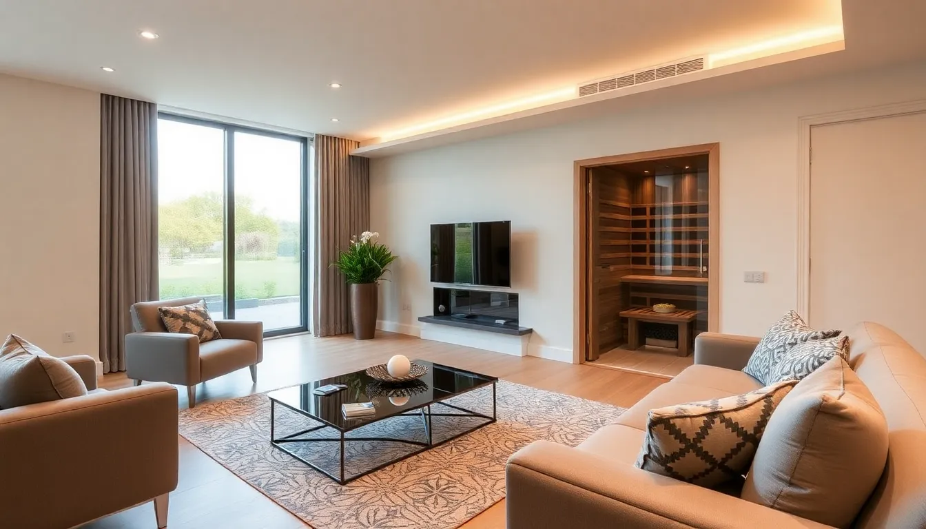 A luxurious property in the Scottish Highlands featuring a beautifully designed sauna, highlighting the growing appeal of healthoriented amenities