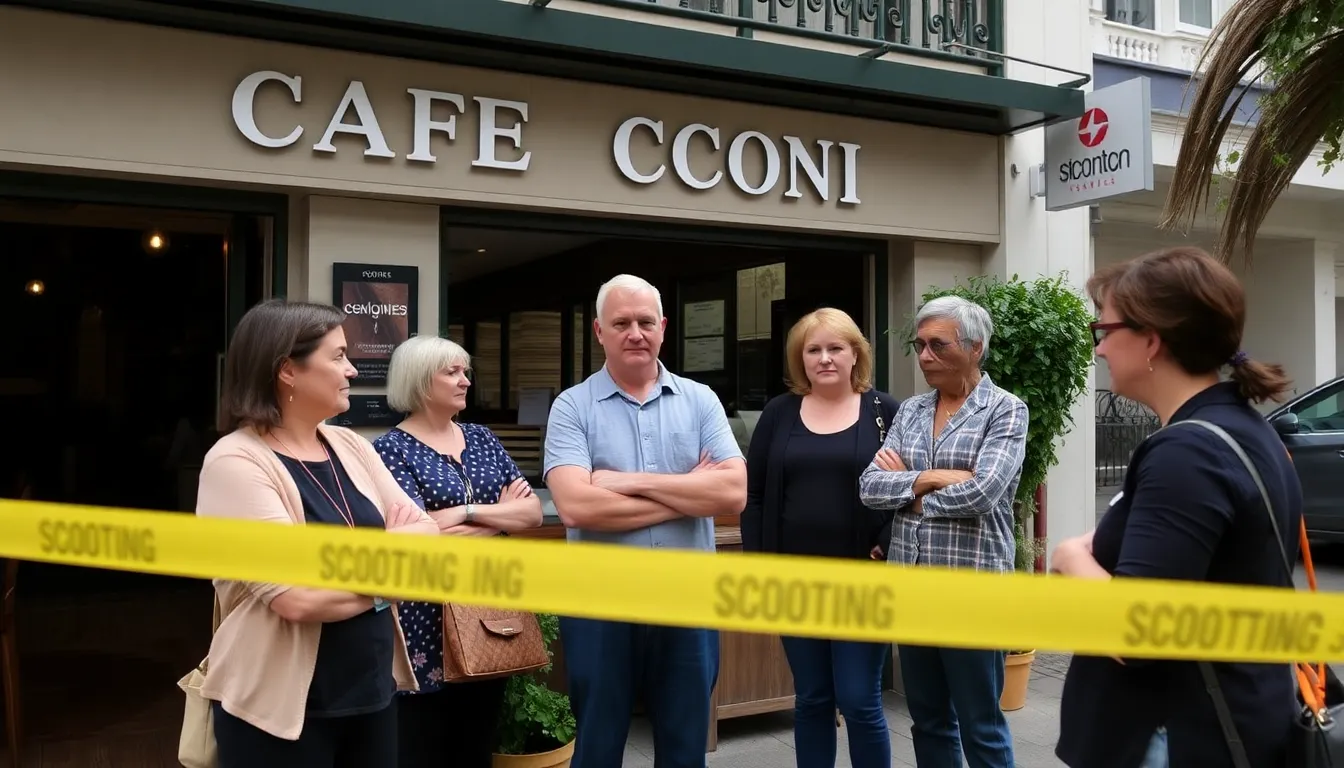 A local café in Bondi experiencing a decline in customers as residents and tourists express concerns over safety in the area