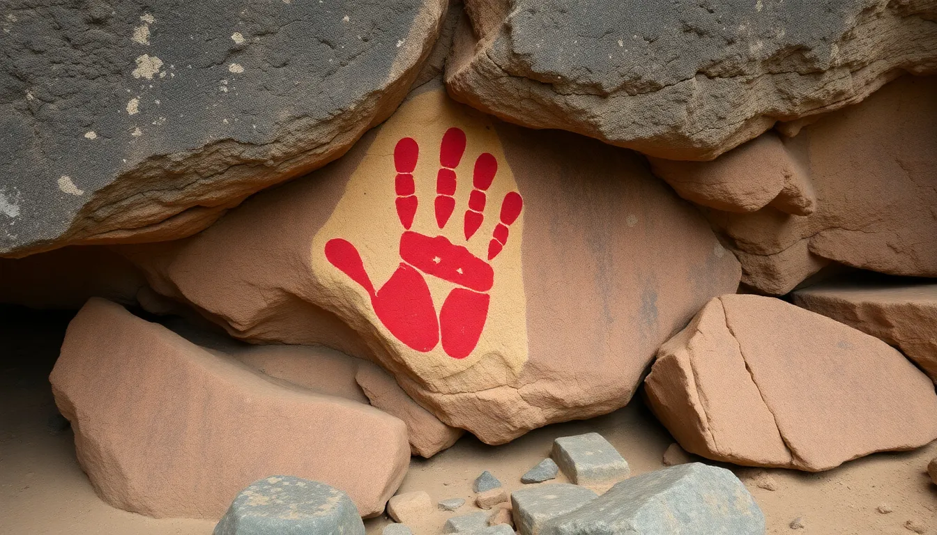 Researchers analyzing samples and data collected from the cave, emphasizing the scientific approach to studying ancient human creativity and culture