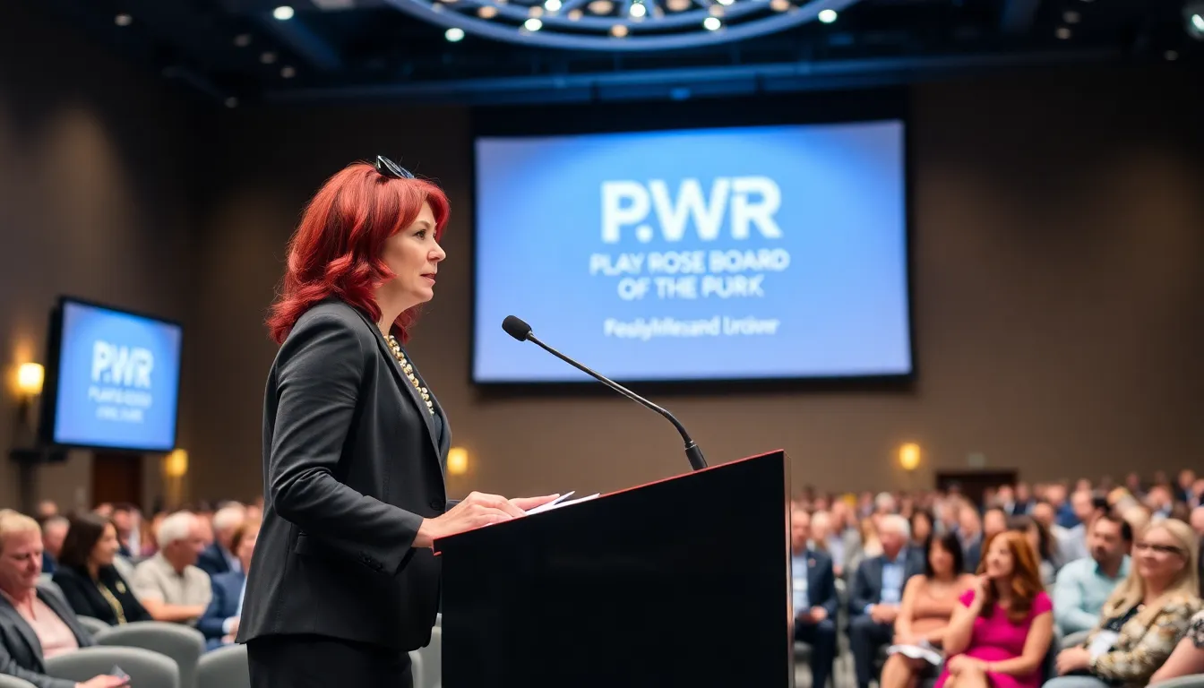 A diverse group of wrestling players gathers to discuss the future of representation and inclusion within the PWR organization