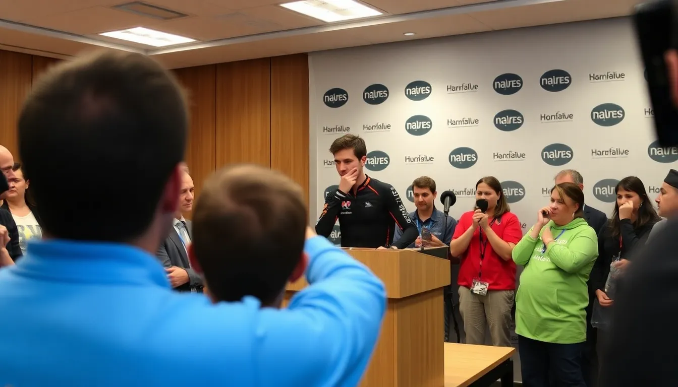 Fans cheering passionately for Simon Yates at a cycling event, reflecting the strong support and admiration he has garnered throughout his career