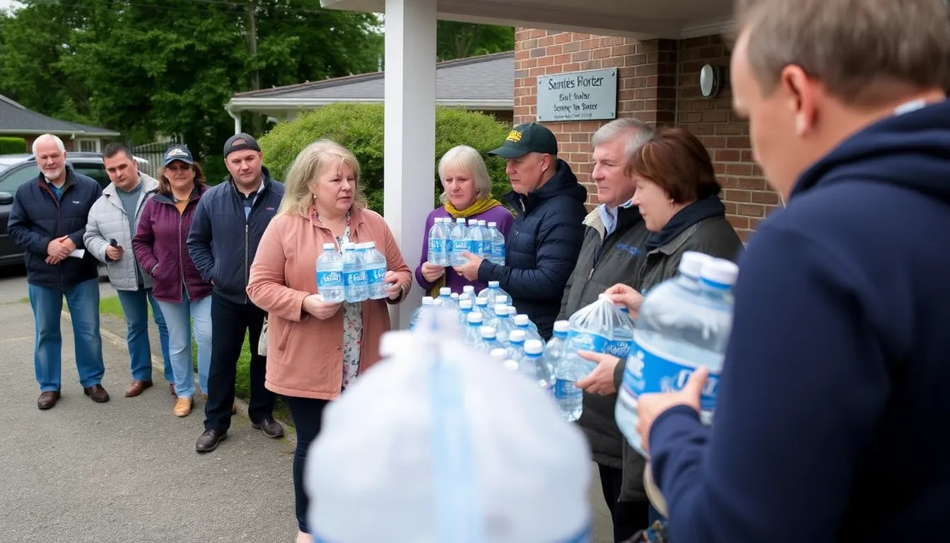 Businesses in the hospitality sector facing operational challenges due to water shortages, highlighting the economic impact of the outages