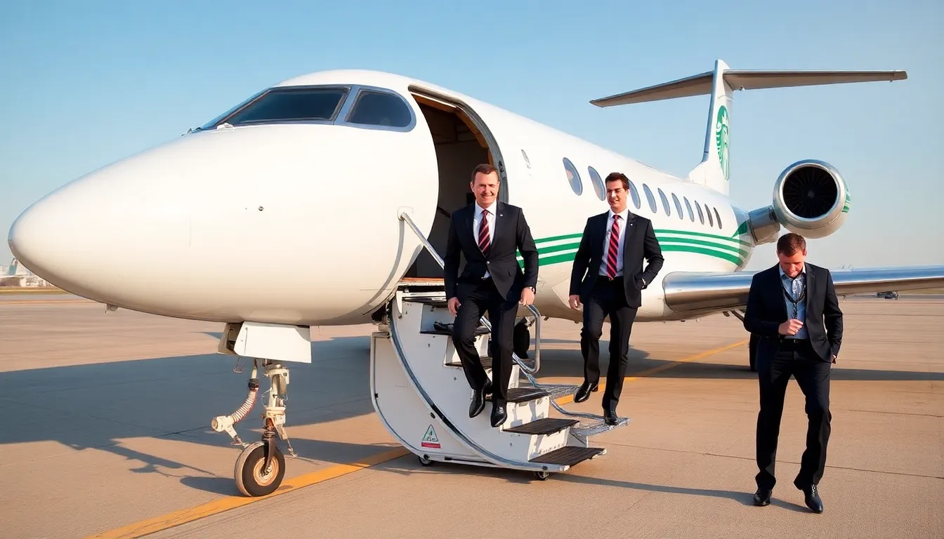 A financial analyst reviewing stock performance data, highlighting the potential concerns of shareholders regarding the removal of the spending cap on executive travel