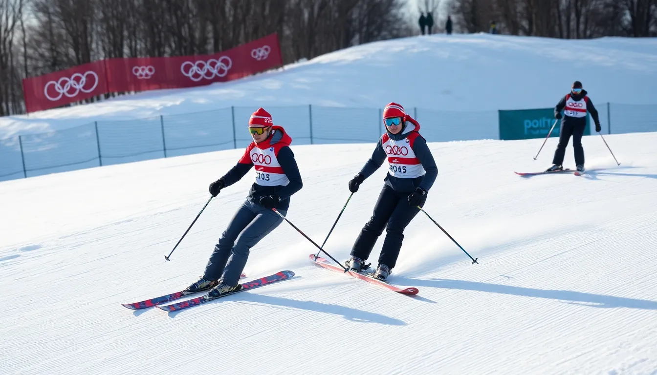 British athletes train intensely on the slopes, showcasing their skills in skiing and snowboarding as they prepare for the upcoming 2026 Winter Olympics.