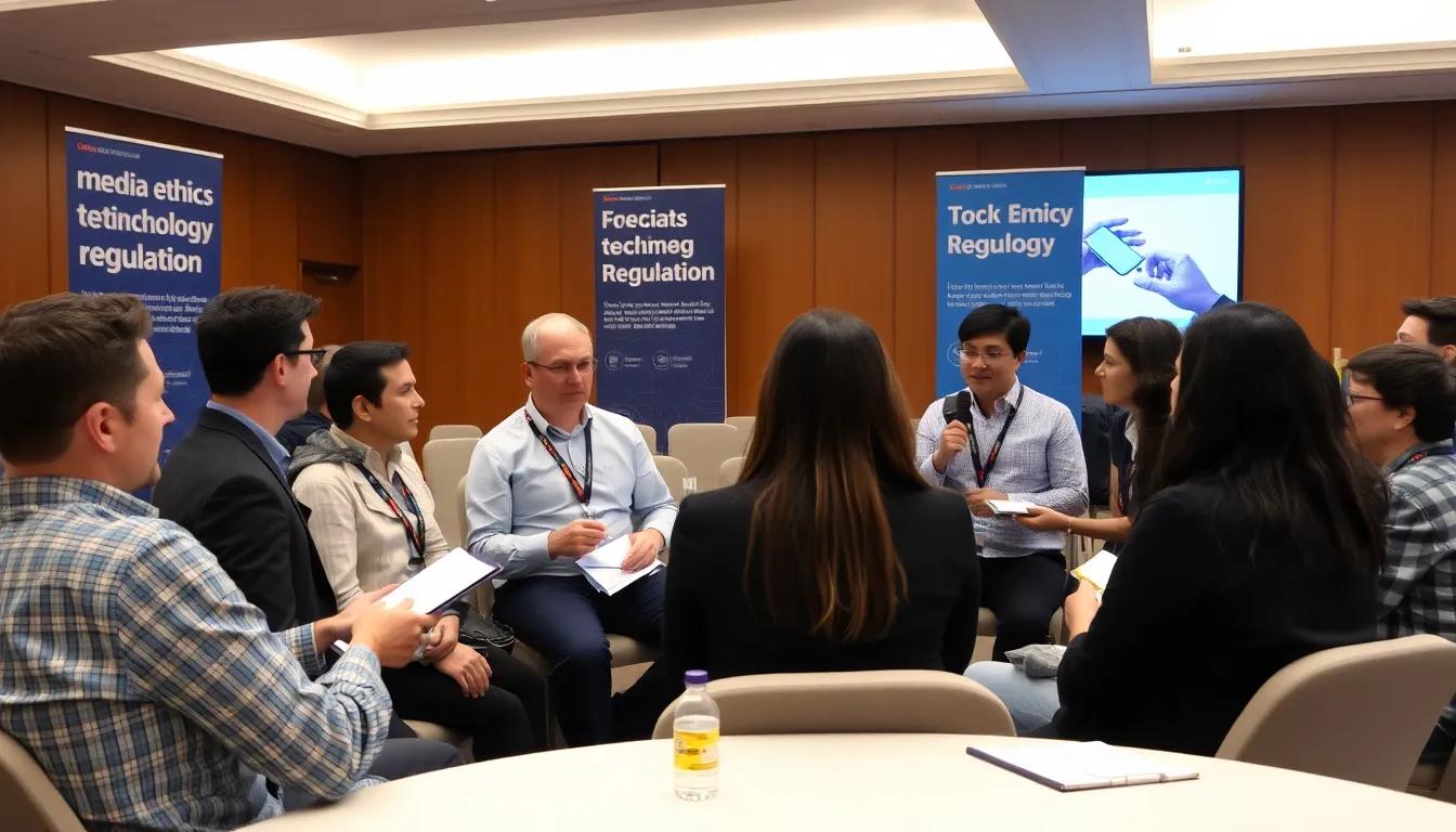 Regulatory bodies meeting to outline ethical guidelines for the use of AI technologies in the media landscape