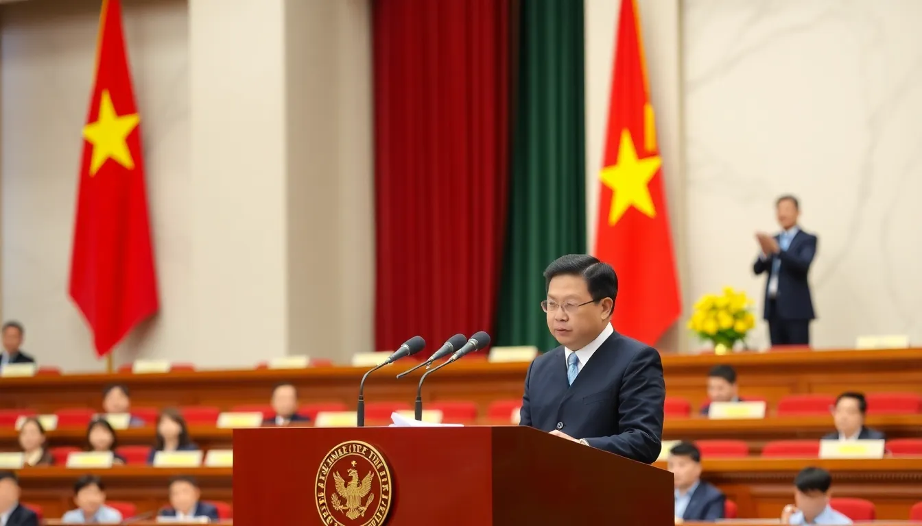 A bustling marketplace in Vietnam reflects the vibrant economic growth and increasing consumer expectations for political transparency and reform