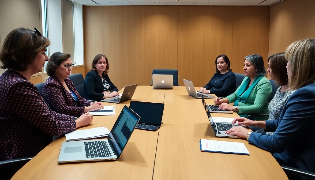Prominent figures expressing concerns about the impact of digital manipulation on public trust during a committee meeting
