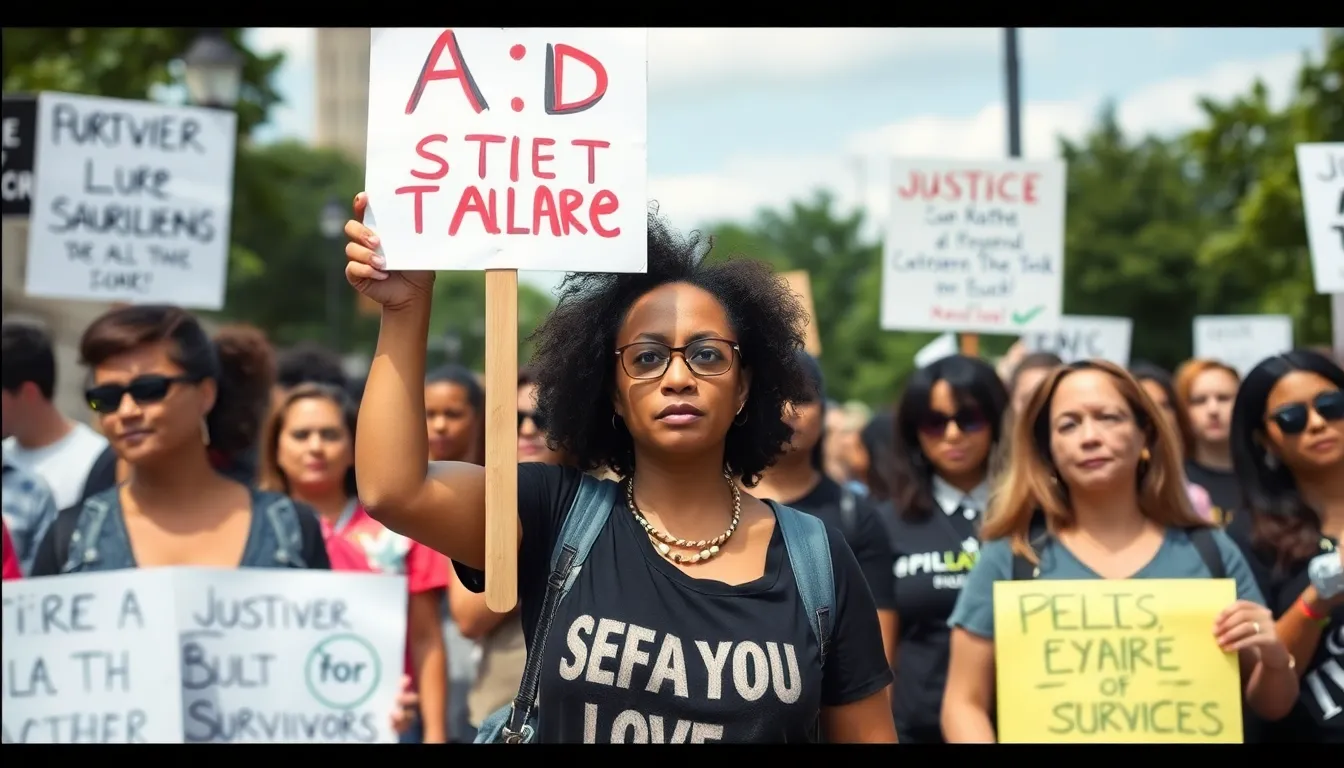 Activists gather to promote legal reforms and raise awareness about the challenges faced by acid attack survivors