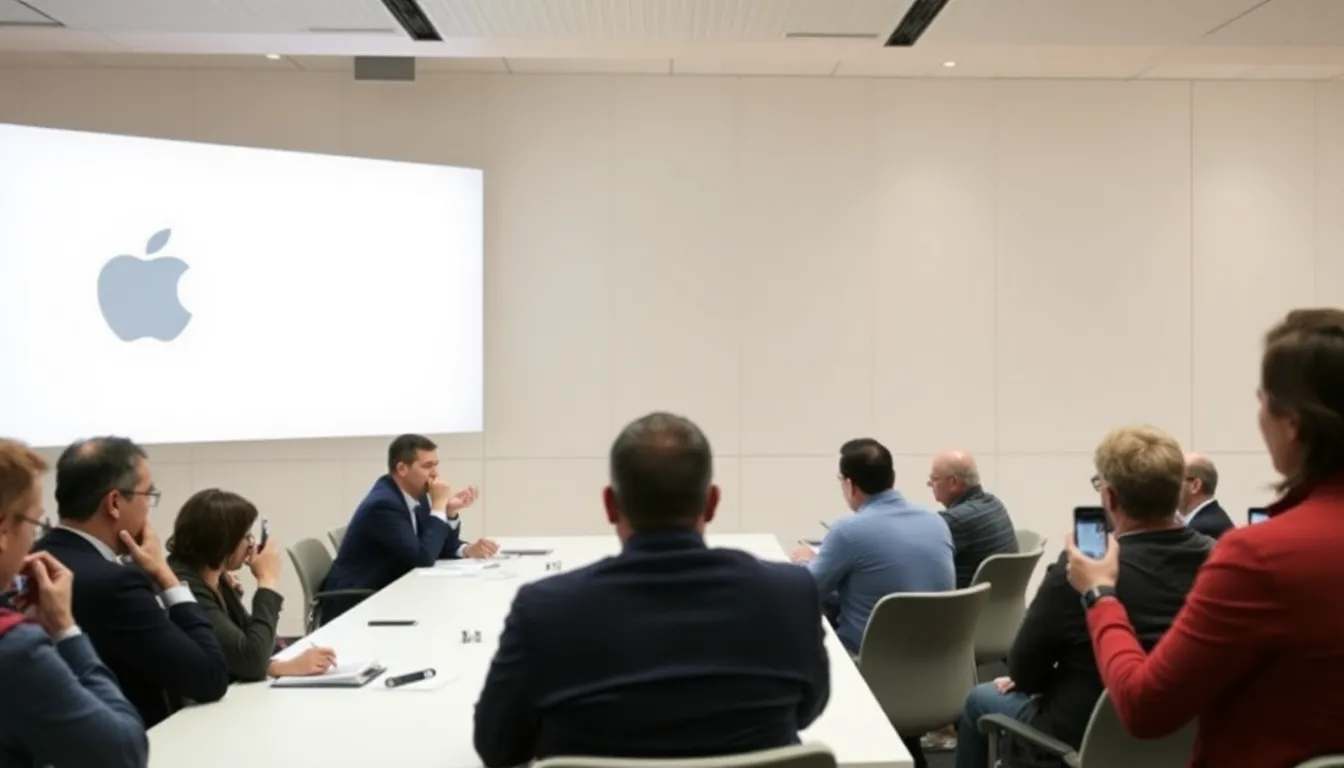 A diverse group of app developers brainstorming innovative ideas in a collaborative workspace