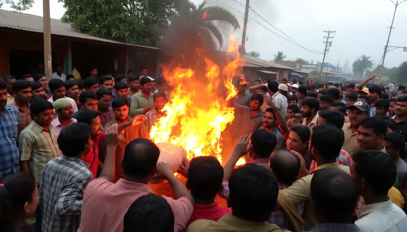 Activists gather to demand accountability and reforms in the wake of the tragic mob killing, highlighting the urgent need for change