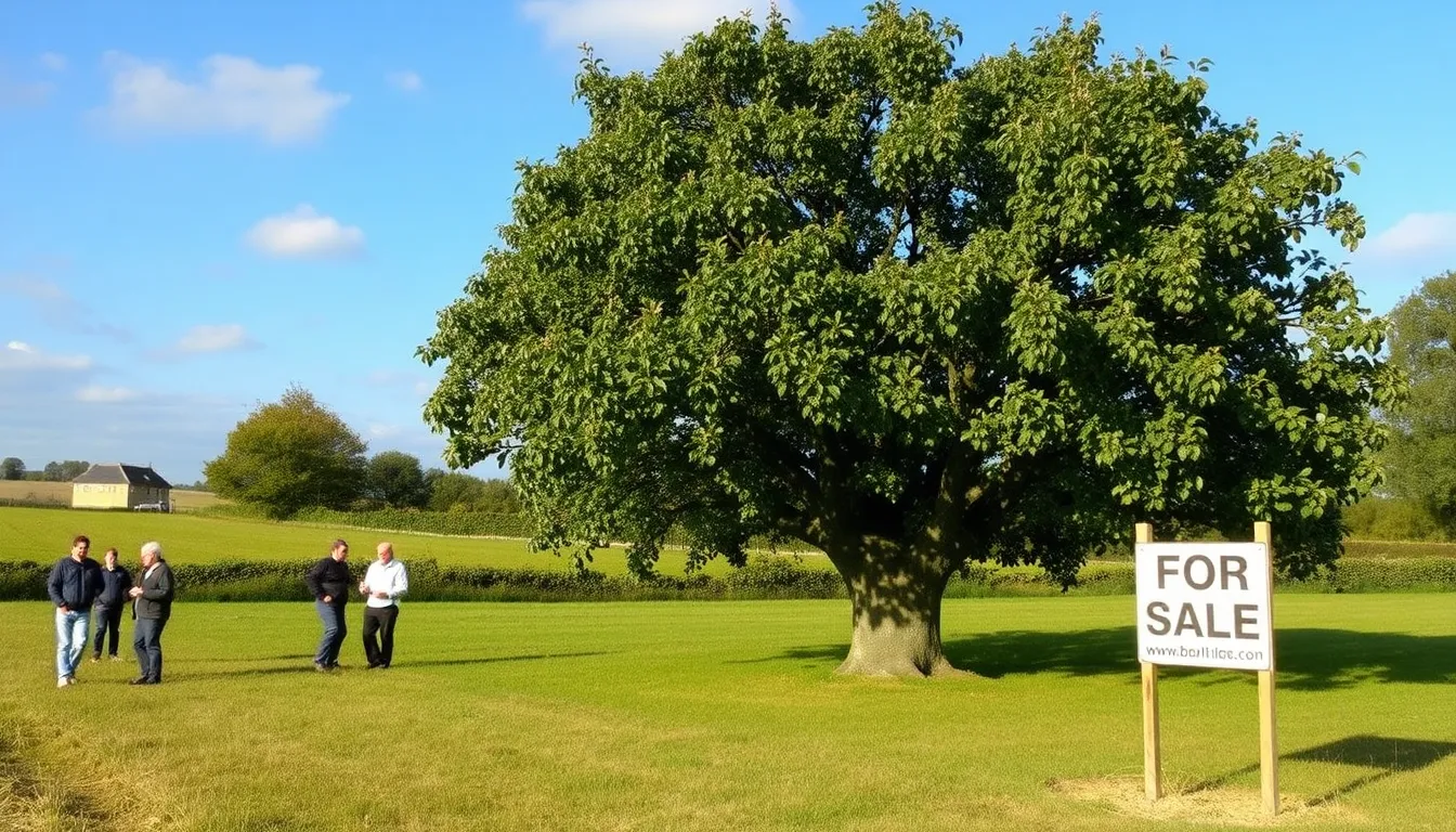 Local conservationists gather around the historic Bramley apple tree, discussing strategies to protect and preserve this vital piece of agricultural heritage