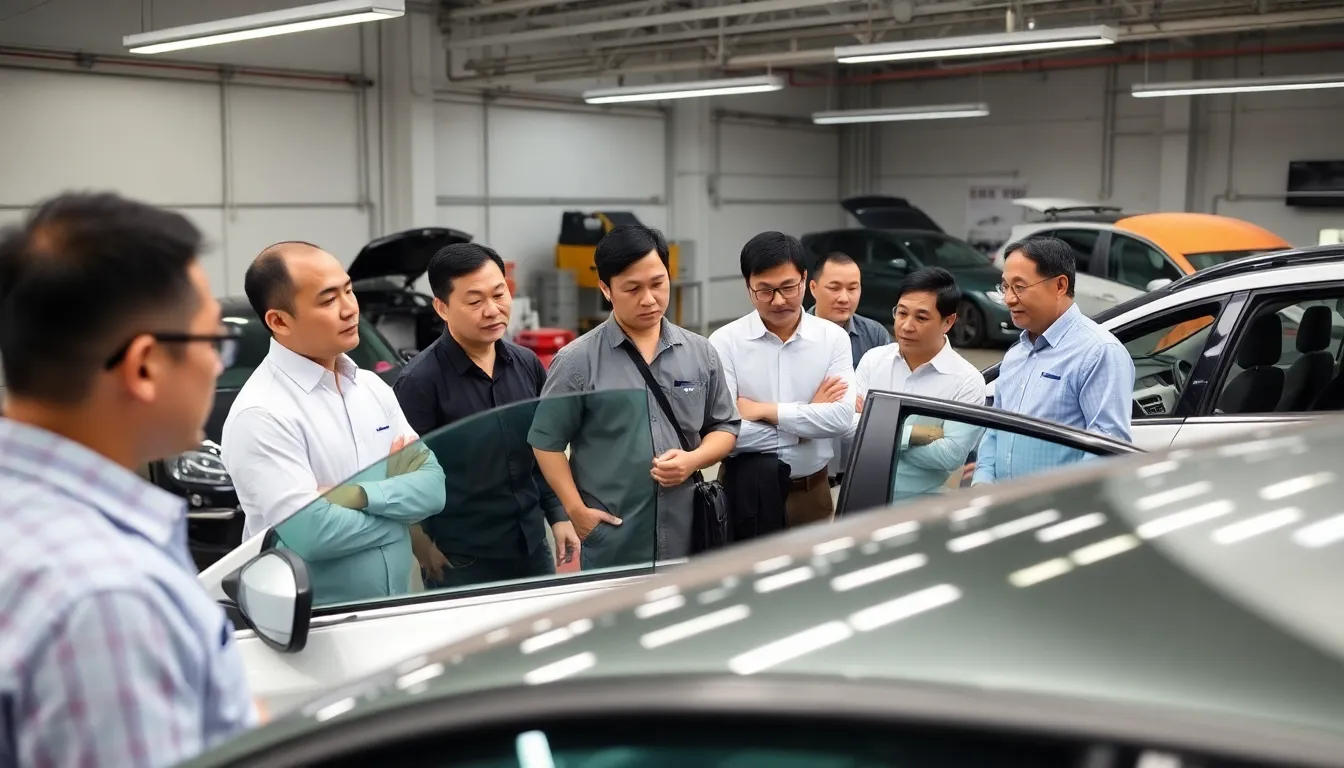 A diverse group of stakeholders, including safety advocates and automotive manufacturers, engaged in a discussion about the implications of new vehicle safety standards and consumer protection