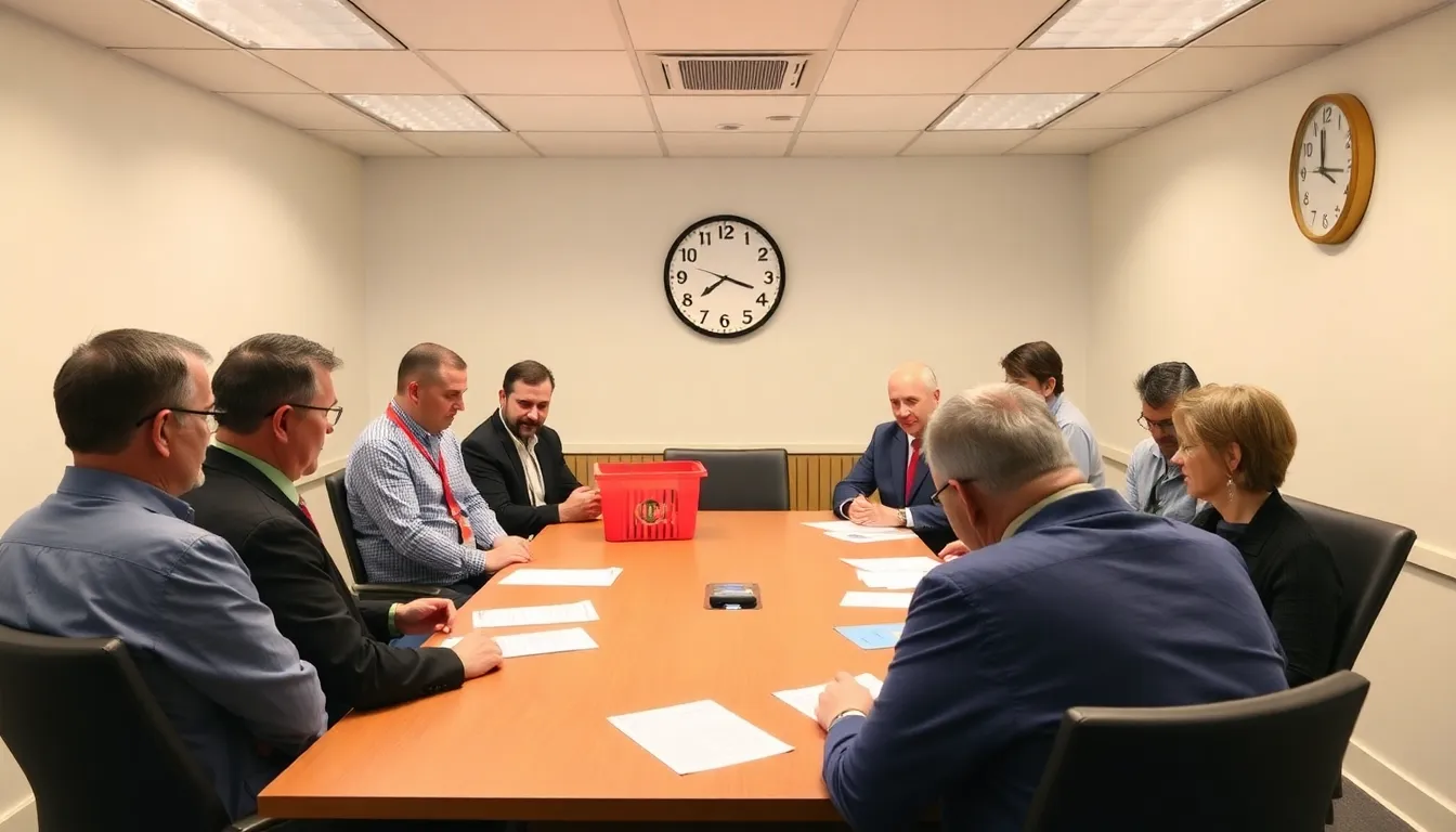 A meeting between council officials and environmental organizations focused on enhancing sustainability practices in waste management