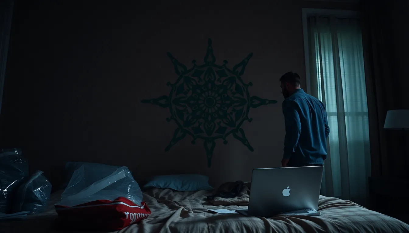 Agents from multiple law enforcement agencies collaborating to investigate leads related to human trafficking on the dark web