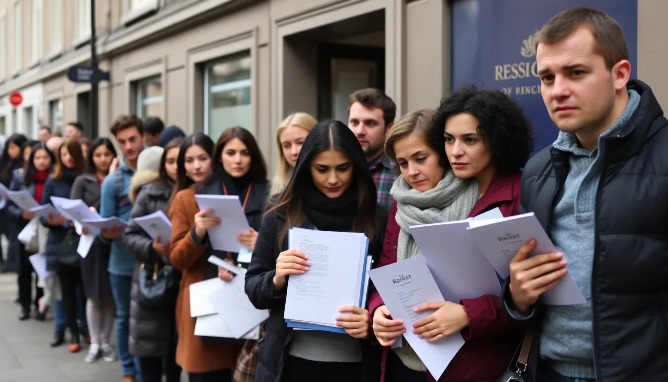 A family discussing their concerns about the new UK passport regulations and its impact on their travel plans and residency rights