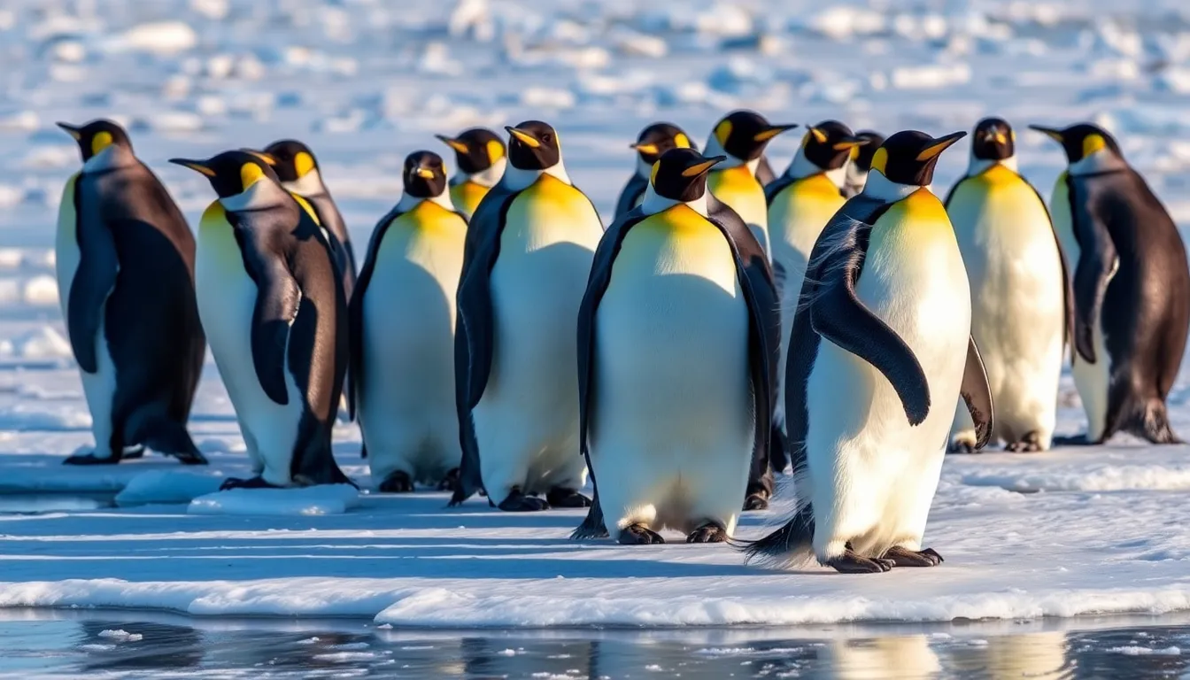 A scenic view of the Weddell Sea, highlighting the unstable ice conditions that are impacting the feeding and breeding habits of Emperor penguins