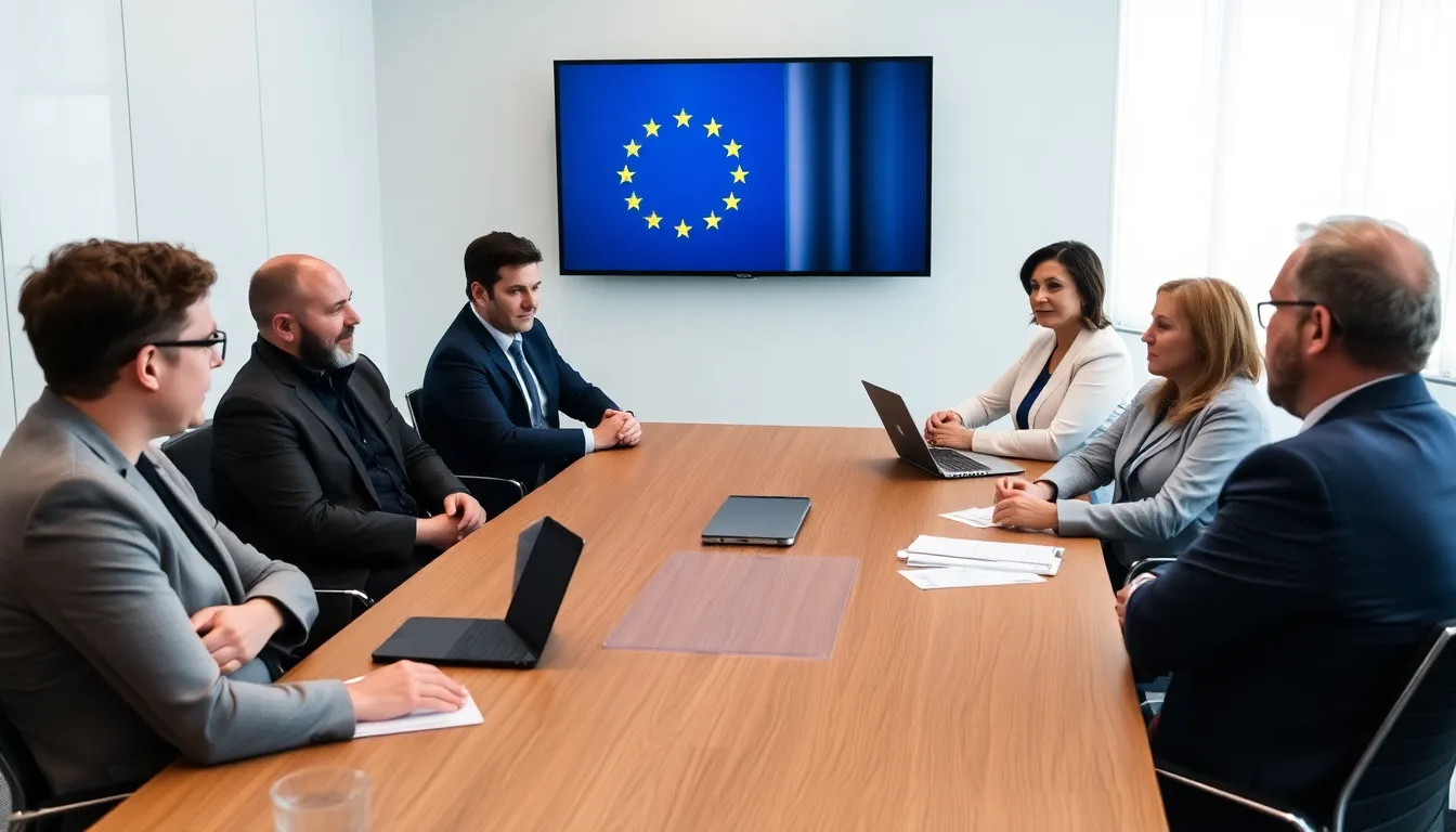 Stakeholders discussing the impact of the investigation on the future of social media platforms and AI technologies