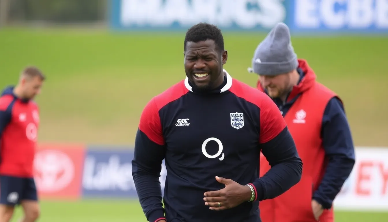 The England coaching staff engaged in serious discussions, evaluating strategies in light of FeyiWaboso's injury concerns