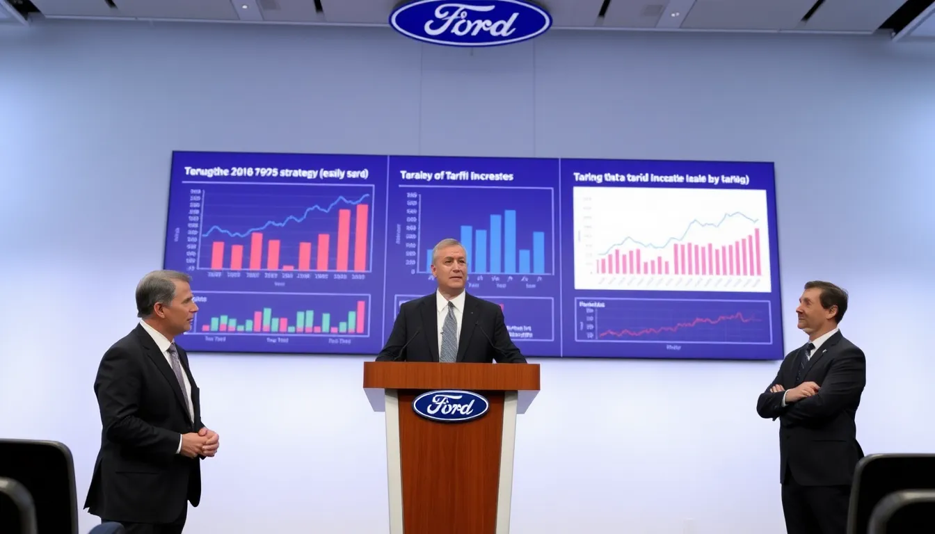 Workers in an automotive manufacturing plant engaged in assembly, highlighting the economic pressures faced by employees in the industry as companies navigate tariff challenges