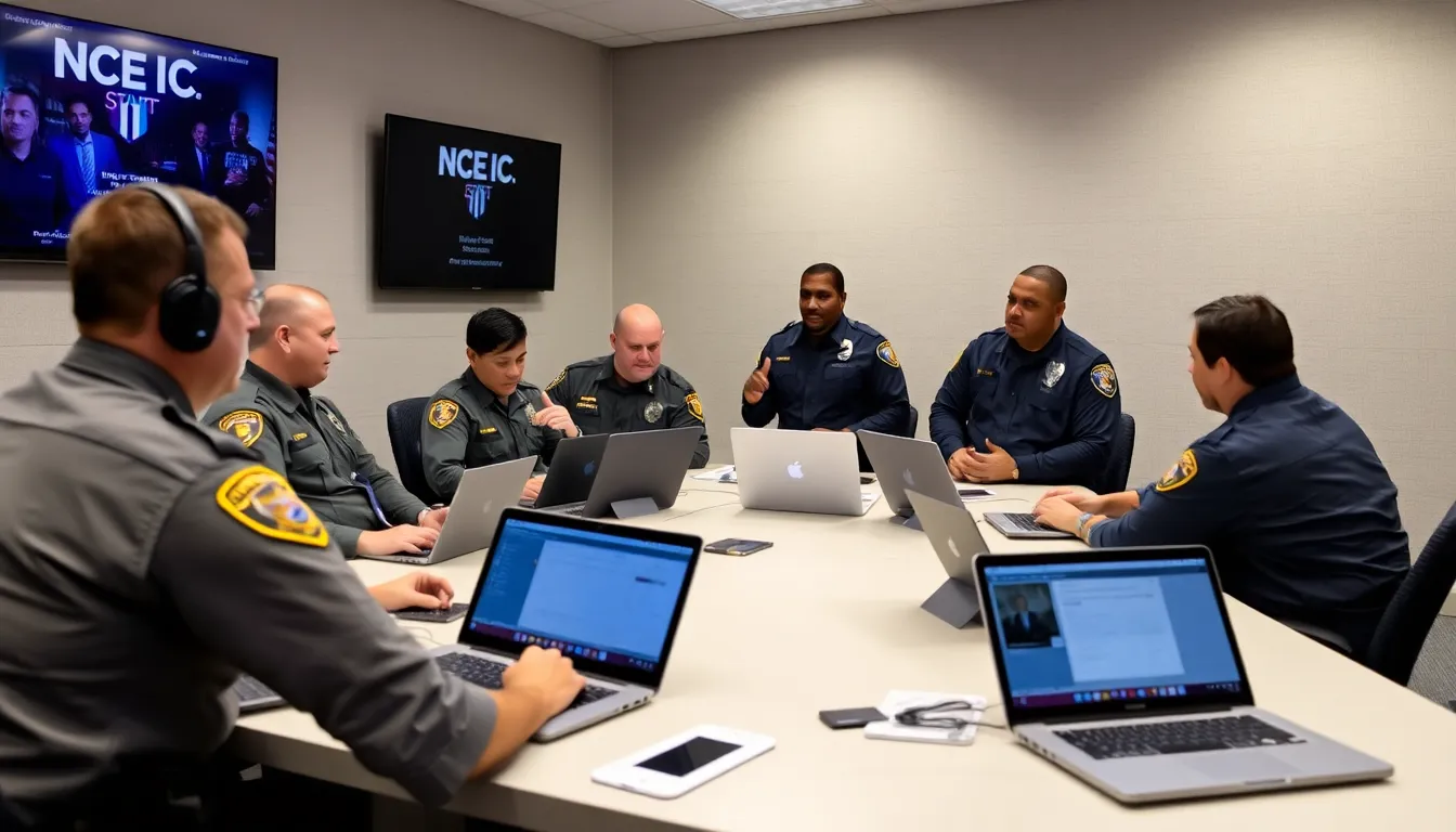 A closeup view of data analytics tools on computer screens, showcasing the technology that ICE relies on for information gathering and processing
