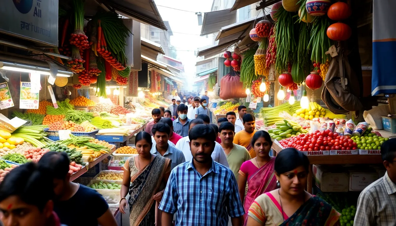 Young job seekers attending a recruitment fair, reflecting the high unemployment rates among India's youth population