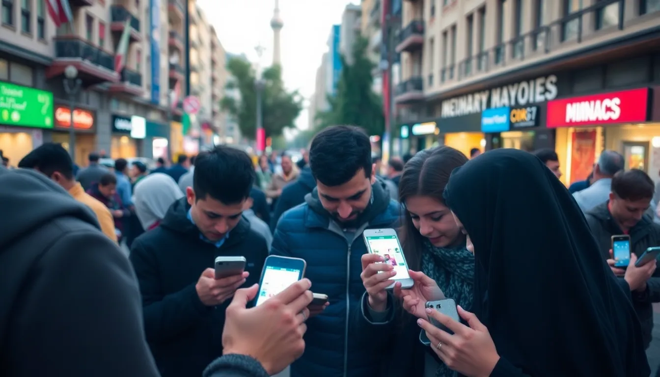 A rural village in Iran illustrating the stark contrast in internet connectivity challenges faced by residents compared to urban areas