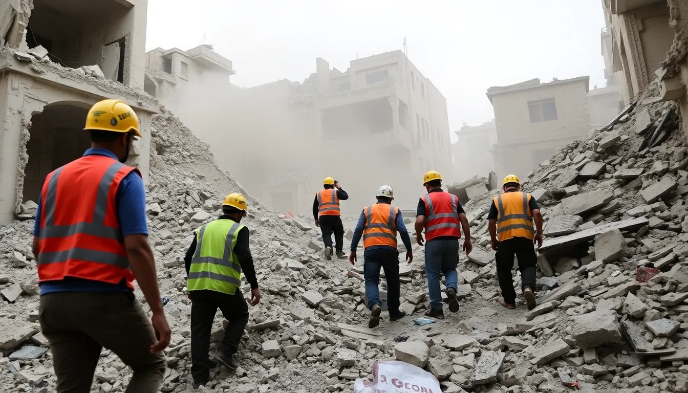 Streets in Gaza displaying signs of damage and chaos, reflecting the ongoing impact of violence on daily life and community infrastructure