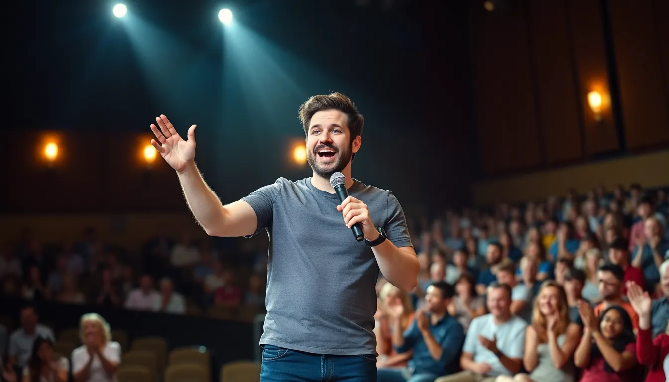 A vibrant scene captures Markiplier engaging with fans at a film festival, showcasing the excitement surrounding independent cinema