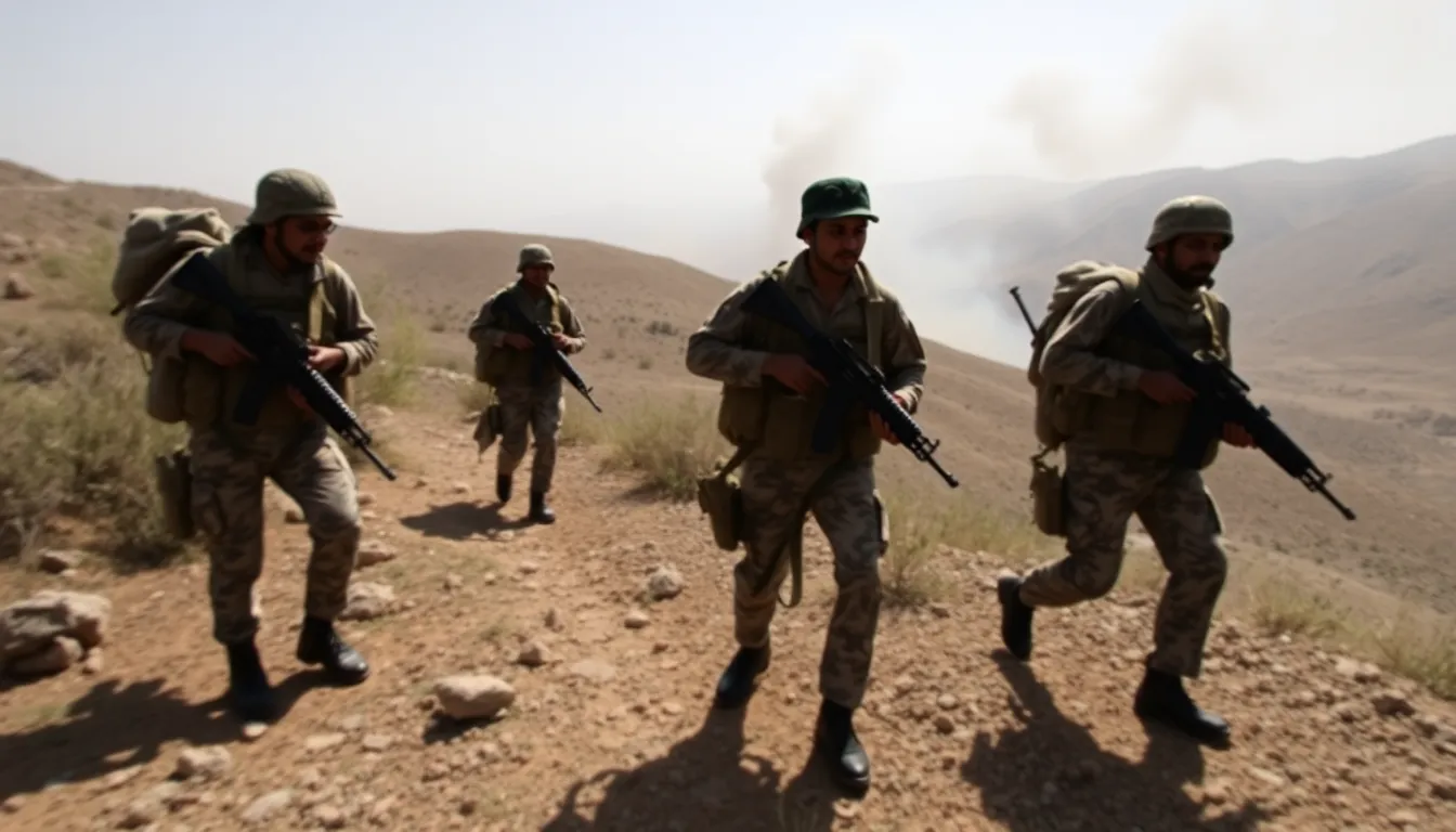 Civilians navigating the aftermath of military actions, facing disruptions to their daily lives and economic activities in conflictaffected areas