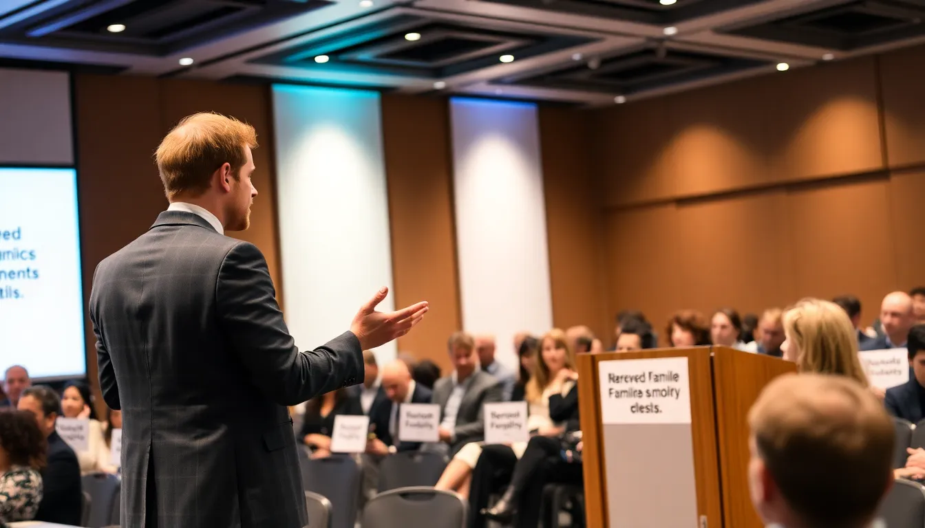 Attendees listening intently during the panel discussion, reflecting the growing concern over the impact of social media on mental health and the need for accountability