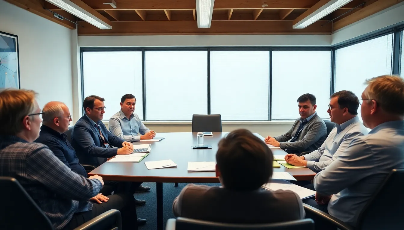 A group of climate advisers discusses the slow progress of Scotland's heat pump installation plan during a meeting, highlighting concerns over the country's ability to meet its ambitious carbon reduction targets.