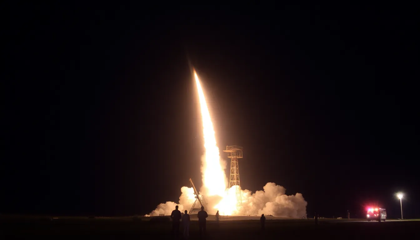 A massive fireball erupts in the sky above the SpaceX launch site in Boca Chica, Texas, following a rocket's catastrophic failure during a test flight, raising concerns about potential environmental pollution.