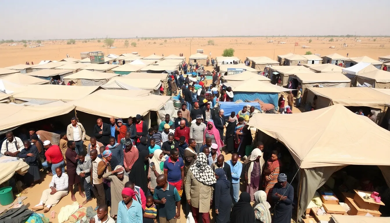 Local markets in El Fasher, struggling to operate due to severe shortages of food and essential supplies