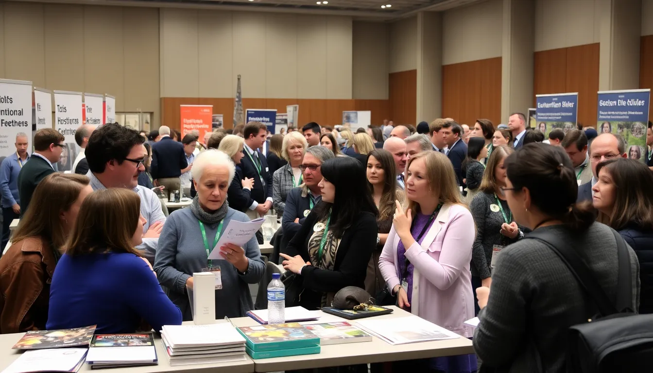 Attendees network during a break, exchanging ideas on how to democratize access to historical information through digital platforms and personal storytelling initiatives