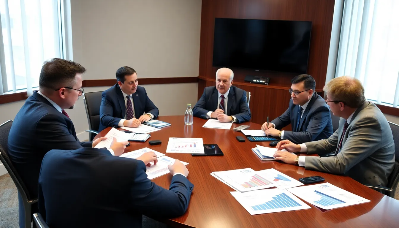 A group of economists discusses the latest GDP growth figures during a conference, highlighting concerns about the US economy's slowdown as 2023 comes to a close.