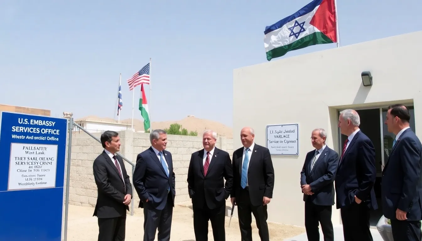 The ongoing discussions surrounding the IsraeliPalestinian conflict are intensified by the U.S. decision to provide services in a settlement, highlighting the complexities of the situation