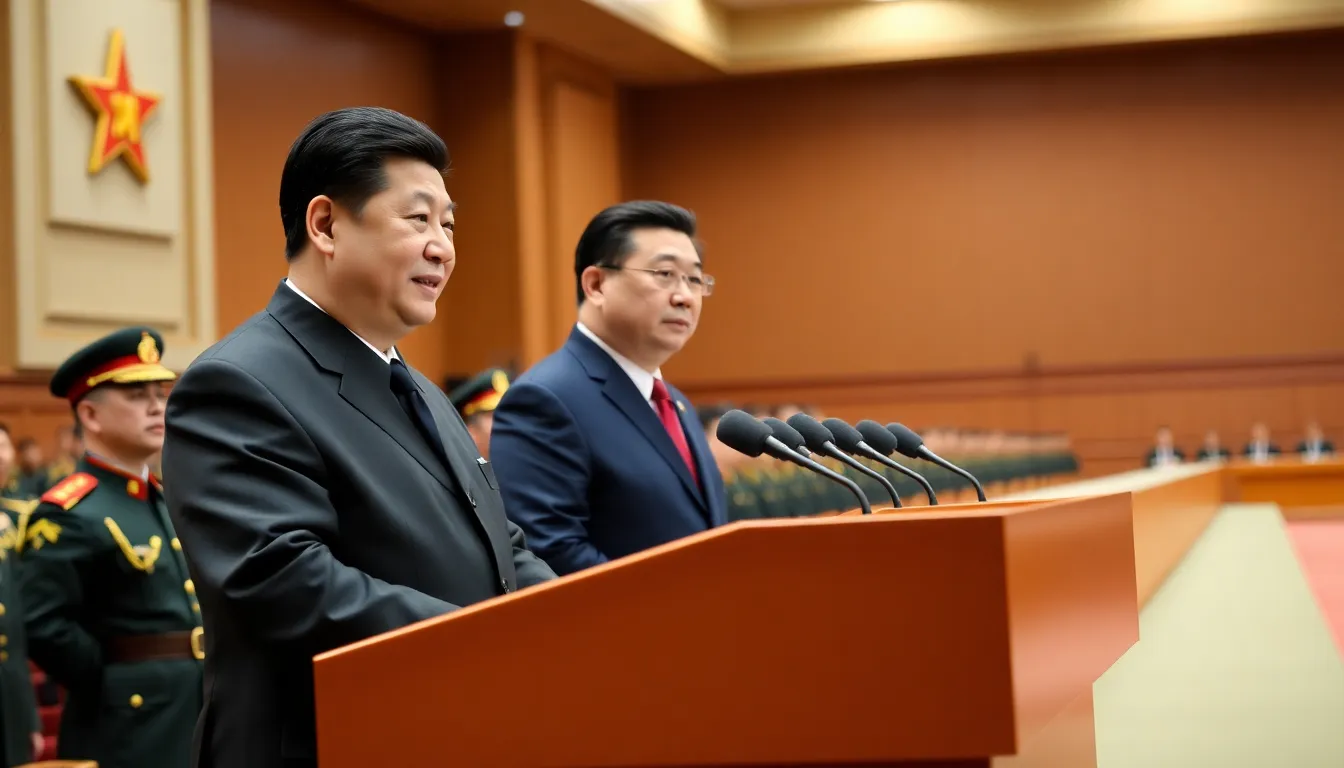 A gathering of highranking military officials listens attentively as President Xi outlines his strategy for consolidating power and reforming the armed forces