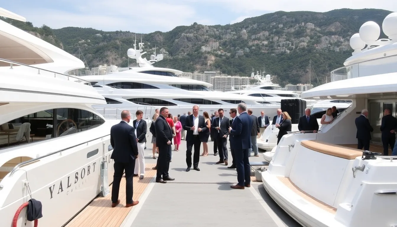 Yacht builders and designers gather at the Monaco Yacht Show to discuss sustainable alternatives to teak wood for boat construction.